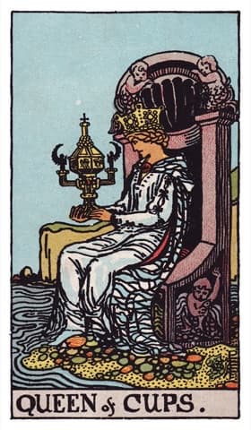 Queen of Cups — Rider-Waite-Smith tarot card
