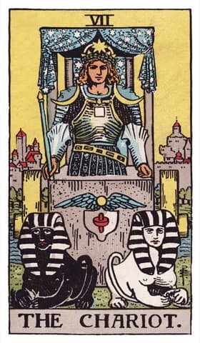 The Chariot — Rider-Waite-Smith tarot card