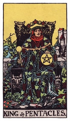 King of Pentacles — Rider-Waite-Smith tarot card